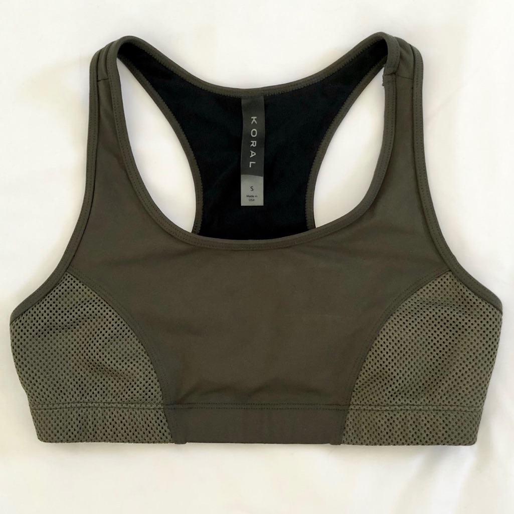 Koral Green Sports Bra Sz. S